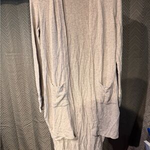 Feel The Piece Light Taupe Knit Cardigan